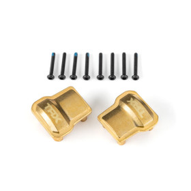 Axle cover, brass (8 grams each) (2) Axle cover, brass (8 grams each) (2)