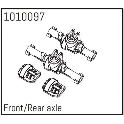 Front/Rear Axle Set - PRO Crawler 1:18