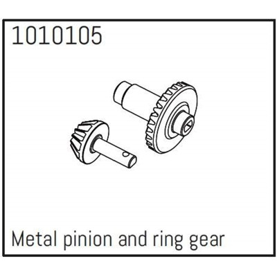 Metal Pinion & Ring Gear - PRO Crawler 1:18