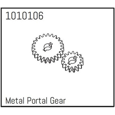 Metal Portal Gears - PRO Crawler 1:18