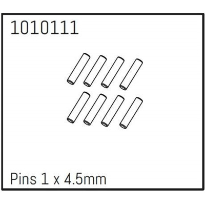 Pins 1 x 4.5mm - PRO Crawler 1:18 (8)