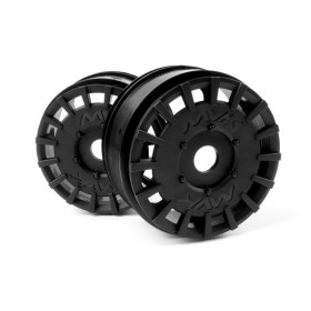 QuantumRX Rally Car Wheel (Black/2pcs) QuantumRX Rally Car Wheel (Black/2pcs)