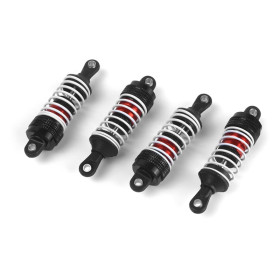 Aluminum Oil-Filled Shock Absorber Set Red/4pcs Aluminum Oil-Filled Shock Absorber Set Red/4pcs