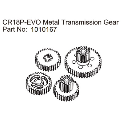 Metal Transmission Gears - EVO 1:18