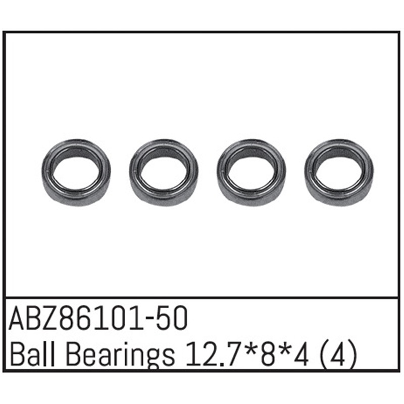 Ball Bearings 12.7x8x4 - Mini AMT (4) Ball Bearings 12.7x8x4 - Mini AMT (4)