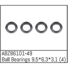 Ball Bearings 9.5x6.3x3.1 - Mini AMT (4) Ball Bearings 9.5x6.3x3.1 - Mini AMT (4)
