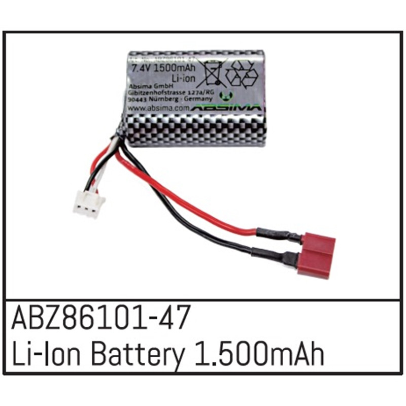 Li-Ion Battery 1.500mAh - Mini AMT Li-Ion Battery 1.500mAh - Mini AMT