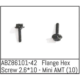 Flange Hex Screw 2.6x10 - Mini AMT (10) Flange Hex Screw 2.6x10 - Mini AMT (10)