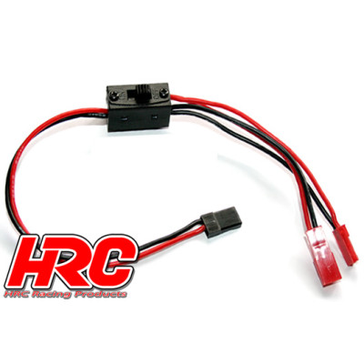 Switch On/Off - BEC/JR Plug With Charging Cable 22AWG