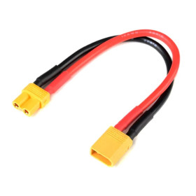 Power Extension Lead XT-30 14AWG Silicone Wire - 12cm Power Extension Lead XT-30 14AWG Silicone Wire - 12cm