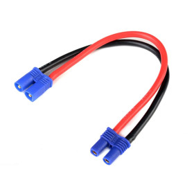 Power Extension Lead EC-2 14AWG Silicone Wire - 12cm Power Extension Lead EC-2 14AWG Silicone Wire - 12cm