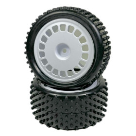 1:10 Buggy Wheel Set "Mini Pin" rear white (2) 1:10 Buggy Wheel Set "Mini Pin" rear white (2)