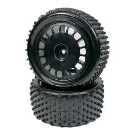 1:10 Buggy Wheel Set "Mini Pin" rear black (2) 1:10 Buggy Wheel Set "Mini Pin" rear black (2)
