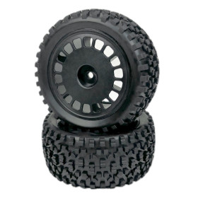 1:10 Buggy Wheel Set "Mini Block" rear black (2) 1:10 Buggy Wheel Set "Mini Block" rear black (2)