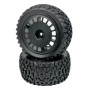 1:10 Buggy Wheel Set "Mini Block" rear black (2)