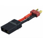 Adapter with cable T-plug (M) suitable for Traxxas (F) 50mm