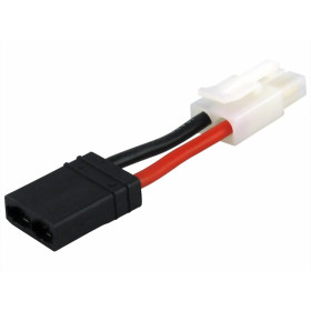 Adapter with cable Tamiya (M) suitable for Traxxas (F) 50mm Adapter with cable Tamiya (M) suitable for Traxxas (F) 50mm