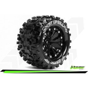 MT-UPHILL - 1-10 Monster Truck Tire Set - Mounted - Sport - Black 2.8 Wheels - Hex 14mm MT-UPHILL - 1-10 Monster Truck Tire Set - Mounted - Sport - Black 2.8 Wheels - Hex 14mm