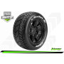 MFT X-ROCKET X-Maxx Serie Tire Set Mounted Sport Black Wheels Hex 24mm