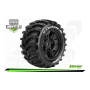 MFT - X-CYCLONE - KRATON 8S Serie Tire Set - Mounted - Sport - Black Wheels - Hex 24mm