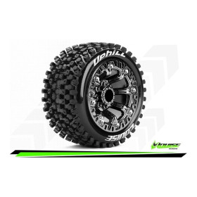 ST-UPHILL - 1-16 Truck Tire Set - Mounted - Sport - Black Chrome 2.2 Wheels ST-UPHILL - 1-16 Truck Tire Set - Mounted - Sport - Black Chrome 2.2 Wheels