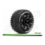 ST-UPHILL - 1-16 Truck Tire Set - Mounted - Sport - Black 2.2 Wheels