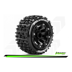 ST-PIONEER - 1-16 Truck Tire Set - Mounted - Sport - Black 2.2 Wheels ST-PIONEER - 1-16 Truck Tire Set - Mounted - Sport - Black 2.2 Wheels