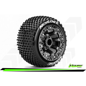 ST-HORNET 1:16 Truck Tire Set Mounted Sport Black Chrome 2.2 Wheels Hex 12mm ST-HORNET 1:16 Truck Tire Set Mounted Sport Black Chrome 2.2 Wheels Hex 12mm