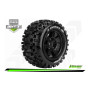 MFT - X-UPHILL - KRATON 8S Serie Tire Set - Mounted - Sport - Black Wheels - Hex 24mm