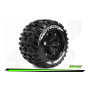 MT-PIONEER - 1-8 Monster Truck Tire Set - Mounted - Sport - Felgen 3.8 Schwarz - 1/2-Offset - Hex 17mm