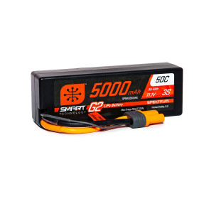 SPEKTRUM Smart G2 LiPo 11.1V 5000mAh 3S 50C Hardcase IC5 SPEKTRUM Smart G2 LiPo 11.1V 5000mAh 3S 50C Hardcase IC5
