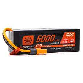 SPEKTRUM Smart G2 LiPo 14.8V 5000mAh 4S 100C Hardcase IC5 SPEKTRUM Smart G2 LiPo 14.8V 5000mAh 4S 100C Hardcase IC5