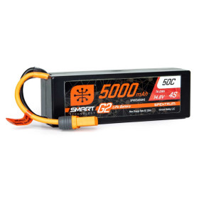 SPEKTRUM Smart G2 LiPo 14.8V 5000mAh 4S 50C Hardcase IC5 SPEKTRUM Smart G2 LiPo 14.8V 5000mAh 4S 50C Hardcase IC5
