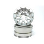 Metsafil Beadlock Wheels PT-Mesh Silver/Silver 2.2"