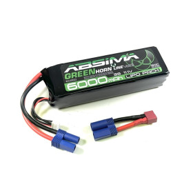 Greenhorn Vol.2 LiPo 3S 11,1V-50C 6000 SC EC5/T-Plug Greenhorn Vol.2 LiPo 3S 11,1V-50C 6000 SC EC5/T-Plug