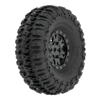Proline 1/24 Trencher F/R 1.0" Tires Mounted 7mm Black Impulse (4)