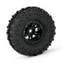Proline 1/24 Trencher F/R 1.0" Tires Mounted 7mm Black Impulse (4)