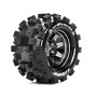 MT-MCROSS 1:10 MONSTER TRUCK TIRE SET MOUNTED