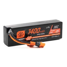 SPEKTRUM 7.4V 1400mAh 2S 30C Smart G2 LiPo IC2 SPEKTRUM 7.4V 1400mAh 2S 30C Smart G2 LiPo IC2