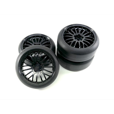 1:10 Drift Wheel Set ""The Pimp"" black (4)