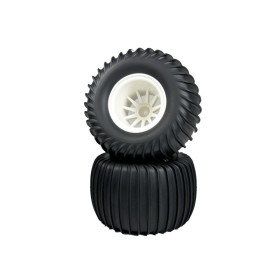 1:10 Wheel Set "Monster Sand Wheels" white (2) 1:10 Wheel Set "Monster Sand Wheels" white (2)