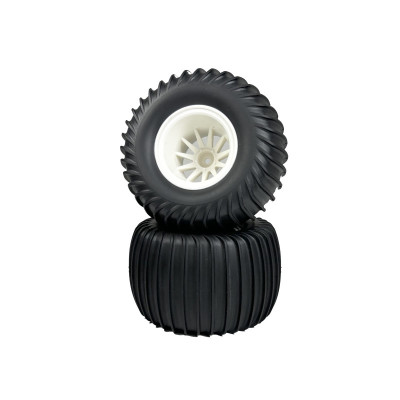 1:10 Wheel Set "Monster Sand Wheels" white (2)