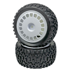 1:10 Buggy Wheel Set "Mini Block" rear white (2) 1:10 Buggy Wheel Set "Mini Block" rear white (2)