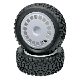 1:10 Buggy Wheel Set "Mini Block" front white (2) 1:10 Buggy Wheel Set "Mini Block" front white (2)