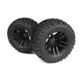 Mounted MixBlok Tire on XT Wheel (Black/2pcs) Mounted MixBlok Tire on XT Wheel (Black/2pcs)