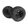 Mounted MixBlok Tire on XT Wheel (Black/2pcs)