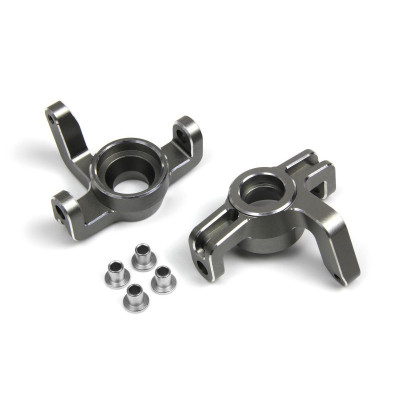 Aluminum Steering Spindle Set (Grey/Left/Right)