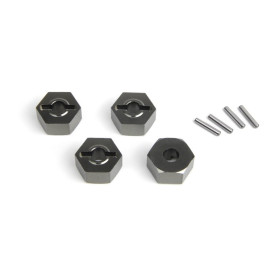 Aluminum 14mm Hex Hub Set (Grey/4pcs) Aluminum 14mm Hex Hub Set (Grey/4pcs)