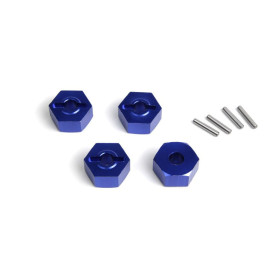 Aluminum 14mm Hex Hub Set (Blue/4pcs) Aluminum 14mm Hex Hub Set (Blue/4pcs)