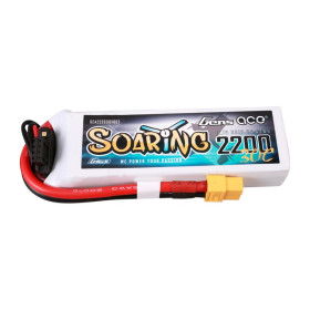GENS ACE G-TECH SOARING 2200 mAh 11.1V 30C 3S1P WITH XT60 GENS ACE G-TECH SOARING 2200 mAh 11.1V 30C 3S1P WITH XT60